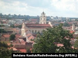 Вільнюс (колишнє Вільно). Вид на Старе місто. Вересень 2011 року