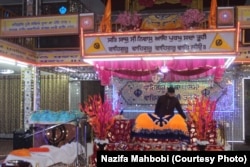 A Hindu shrine in Kabul.