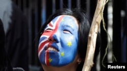 Demonstracije za ostanak Velike Britanije u EU, ilustrativna fotografija