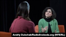 Садет Карабулут у студії Радіо Свобода