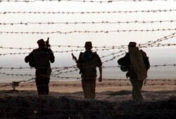 Russian troops based in Tajikistan on patrol near the Tajik-Afghan border (file photo)