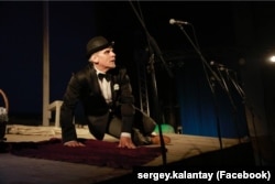 Сергій Калантай на сцені театру КРоТ, Київ