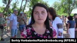 Инна Юзько, сестра погибшего под Славянском бойца АТО