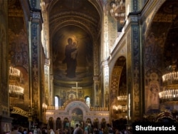 Інтер’єр Патріаршого кафедрального собору святого Володимира УПЦ Київського патріархату