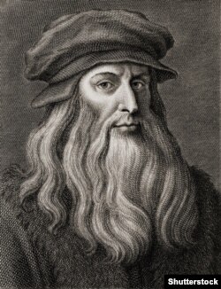 Леонардо да Вінчі (гравірування Cosomo Colombini)