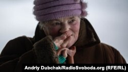 69-річна пенсіонерка з Луганська, яка щойно перетнула лінію розмежування