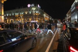 Вечірня хода на підтримку страйкарів, Мінськ, 26 жовтня 2020 року