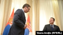 Aleksandar Vučić i Ivica Dačić