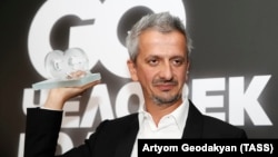 Режиссер Константин Богомолов на церемонии вручения премии "Человек года 2020" по версии журнала GQ