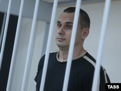 Олег Сенцов на судовому засіданні в Москві