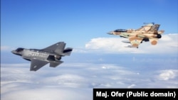 Самолеты F-35 и F-16 ВВС Израиля