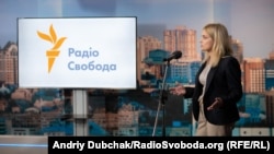Керівник української редакції Радіо Свобода Мар'яна Драч на презентації нового офісу у Києві, 10 жовтня 2018 року