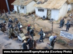 Діорама «Гетто в Трансністрії» в одеському музеї Голокосту авторства моделіста Євгена Капуки