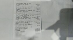 Цінник на продукти до великоднього кошику у донецькому супермаркеті