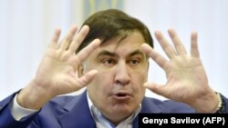 Міхеїл Саакашвілі в апеляційному суді Києва