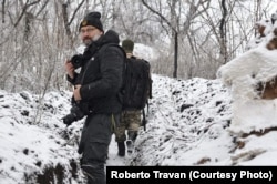 В окопах Донбасу журналіст-фріленсер італійського видання La Stampa Роберто Траван