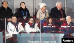 Президент Німеччини Франк-Вальтер Штайнмаєр і його дружина Ельке Бюденбендер (на задньому плані праворуч)