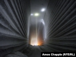 Соляна камера всередині шахти «Артемсіль» у Соледарі