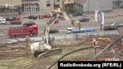 Будівництво на ділянці Кіквідзе, 41-43 у Києві