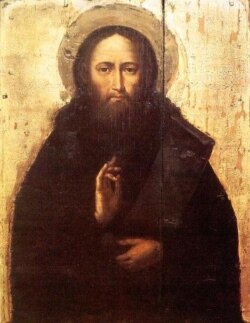 Ікона Феодосія Печерського, святого православної церкви. Був одним із основоположників чернецтва в часи України-Русі. Видатний церковний і політичний діяч другої половини XI століття. Був ігуменом Києво-Печерського монастиря