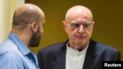 Ljubiša Beara u haškoj sudnici, 2015.