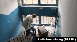 Наслідки обстрілу в Ясинуватій