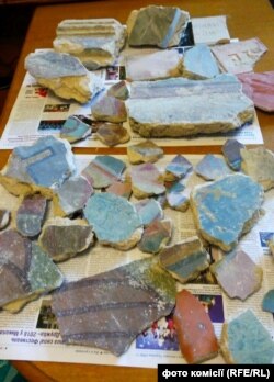 Залишки від розписів церкви Успіння Богородиці у Славському