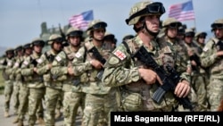 2024 წლის ივლისში შეერთებულმა შტატებმა გააუქმა მრავალეროვანი სამხედრო წვრთნები - „ღირსეული პარტნიორი“ (Noble Partner), "ქართული ოცნების" პოლიტიკის გამო. ფოტოზე: Noble Partner-2017.