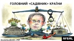 Політична карикатура. Юрій Луценко