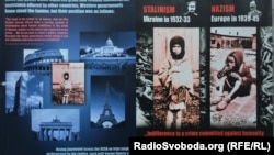 Виставка з фотографіями та інформацією про Голодомор в Україні 1932–1933 років, Прага, 4 листопада 2018 року