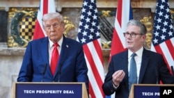 Дональд Трамп и Кир Стармер после переговоров 18 сентября