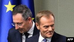 Дональд Туск и Бартоломей Сенкевич