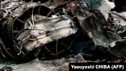 Ілюстраційне фото. Уламки російського винищувача-бомбардувальника Су-34 на околиці міста Лиману, звільненому раніше ЗСУ від армії РФ. Лиман, Донеччина, 5 жовтня 2022 року