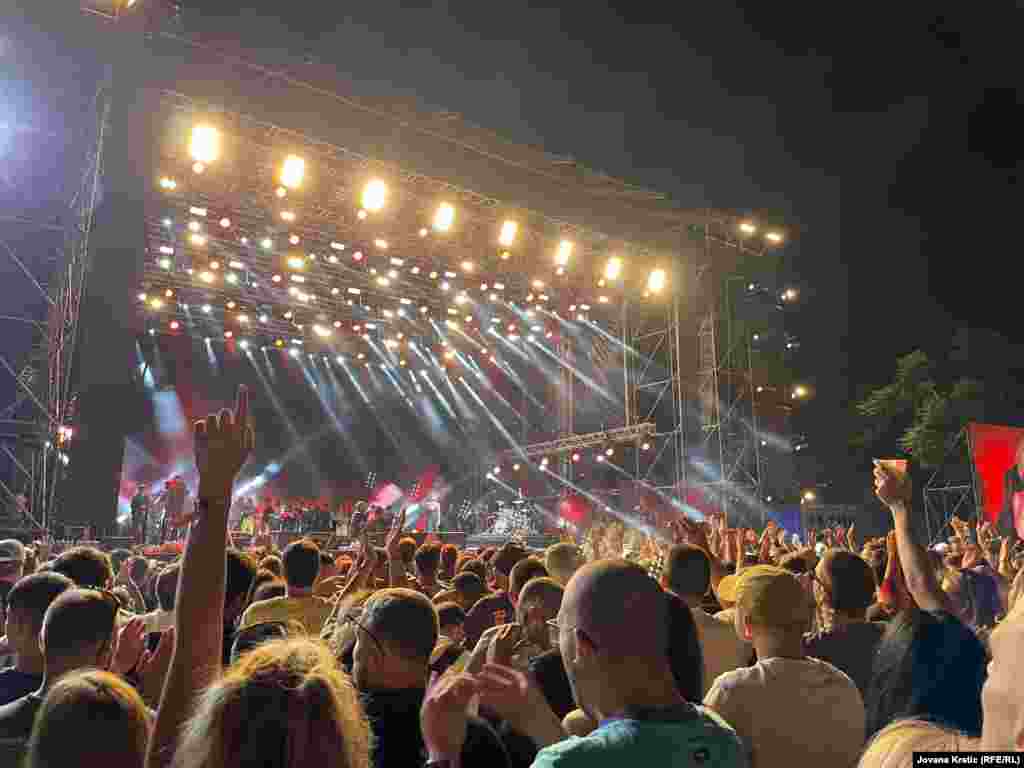 Publika joj je uzvratila ovacijama i povicima "Pumpaj".