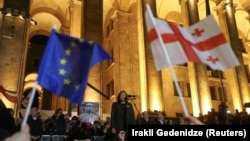 Мітинг опозиційних партій у Грузії, 28 жовтня 2024 року