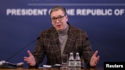 Predsednik Srbije Aleksandar Vučić, 11. decembra 2024.