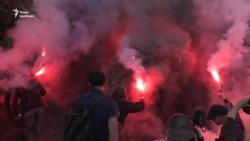 Що відбувалося біля телеканалу NewsOne у відео Що відбувалося біля телеканалу NewsOne у відео