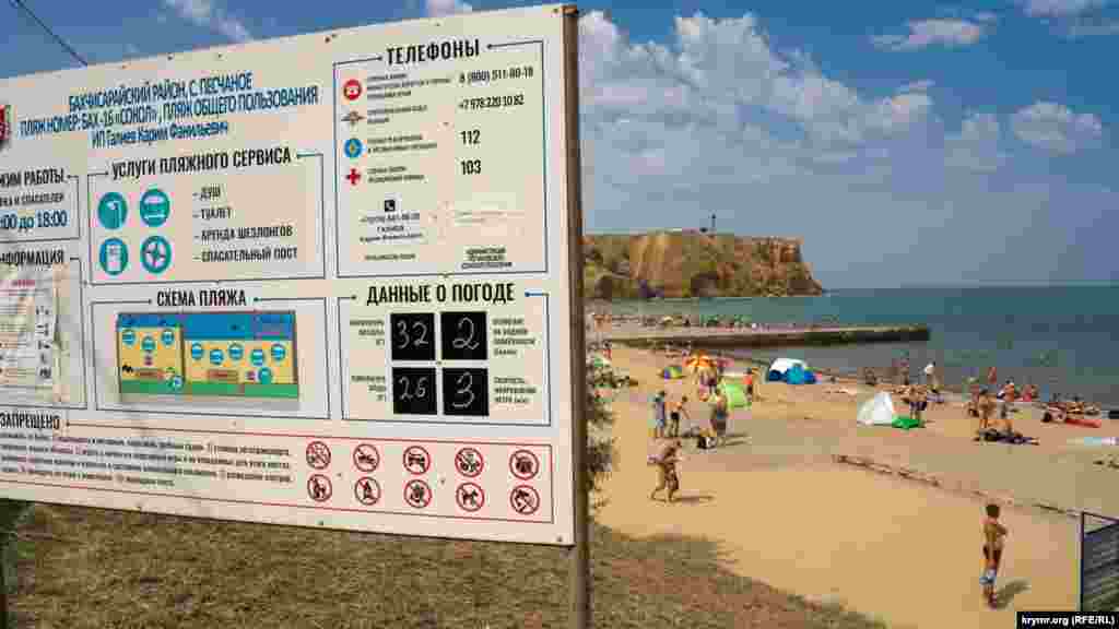 На пляже «Сокол» – образцово-показательная документация 