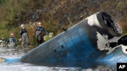 На месте крушения самолета ЯК-42 под Ярославлем