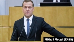 Премьер-министр России Дмитрий Медведев