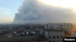 Дим від пожежі, 23 березня 2017 року