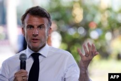 Președintele Franței, Emmanuel Macron - 22 aprilie 2025