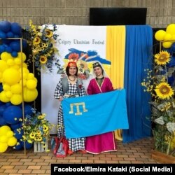 Эльмира на одном из украинских фестивалей в Канаде