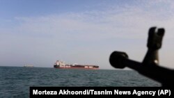 Так виглядає британський танкер з борту іранського прикордонного катера, архівне фото, 2019 рік