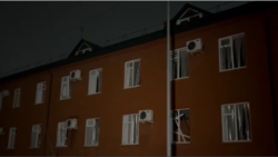 Последствия атаки дронов в Чечне. Скриншот видео из телеграм-канала Рамзана Кадырова