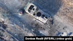 Знищенна техніка армія РФ на підході до Авдіївки