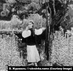 В. Журавель. Леся. Темпера. 1971 р.