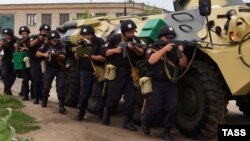 Подразделения Росгвардии на учениях