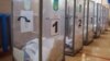UKRAINE – During the local elections at one of the polling stations in Dnipro, October 25, 2020