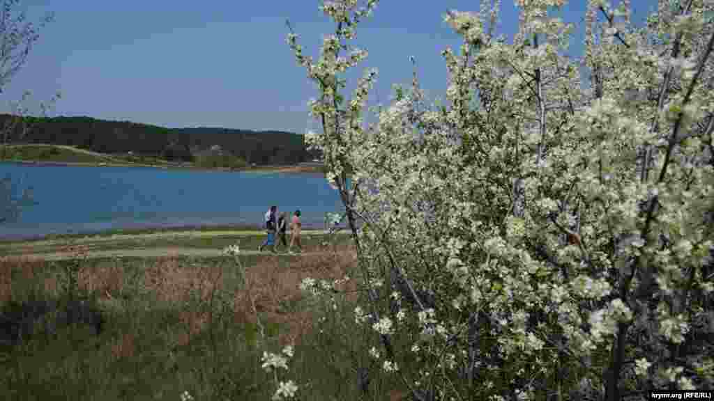 Симферопольское водохранилище – место, куда массово отправляются на отдых горожане с приходом майских праздников